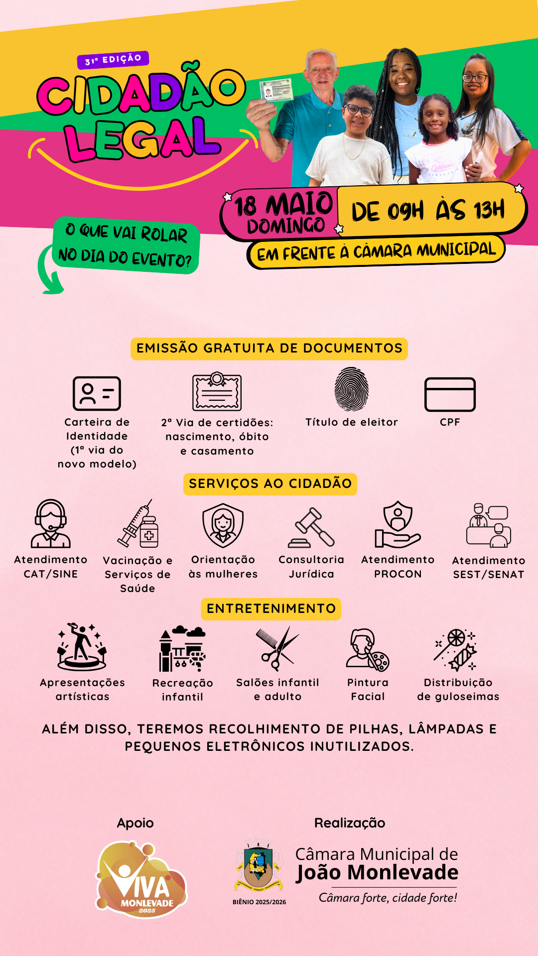 Cidadão Legal da Câmara Municipal de João Monlevade