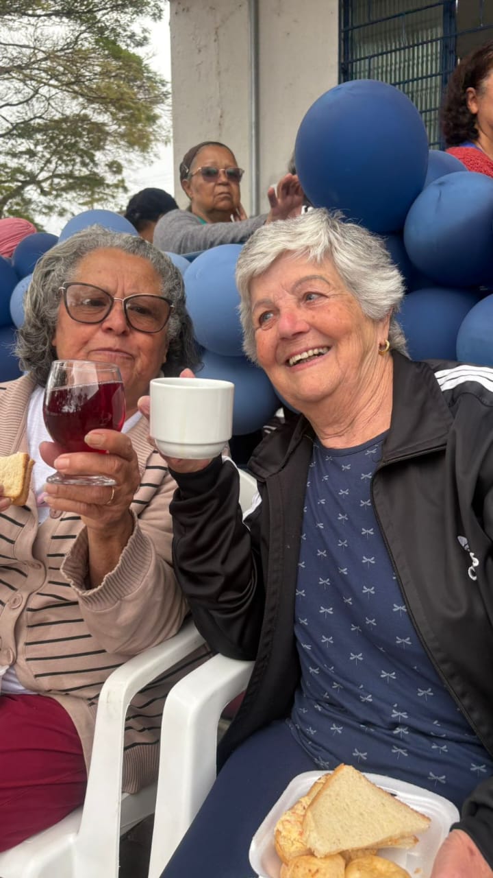 João Monlevade abre mês da melhor idade com café especial para idosos no Cras Bem Viver.