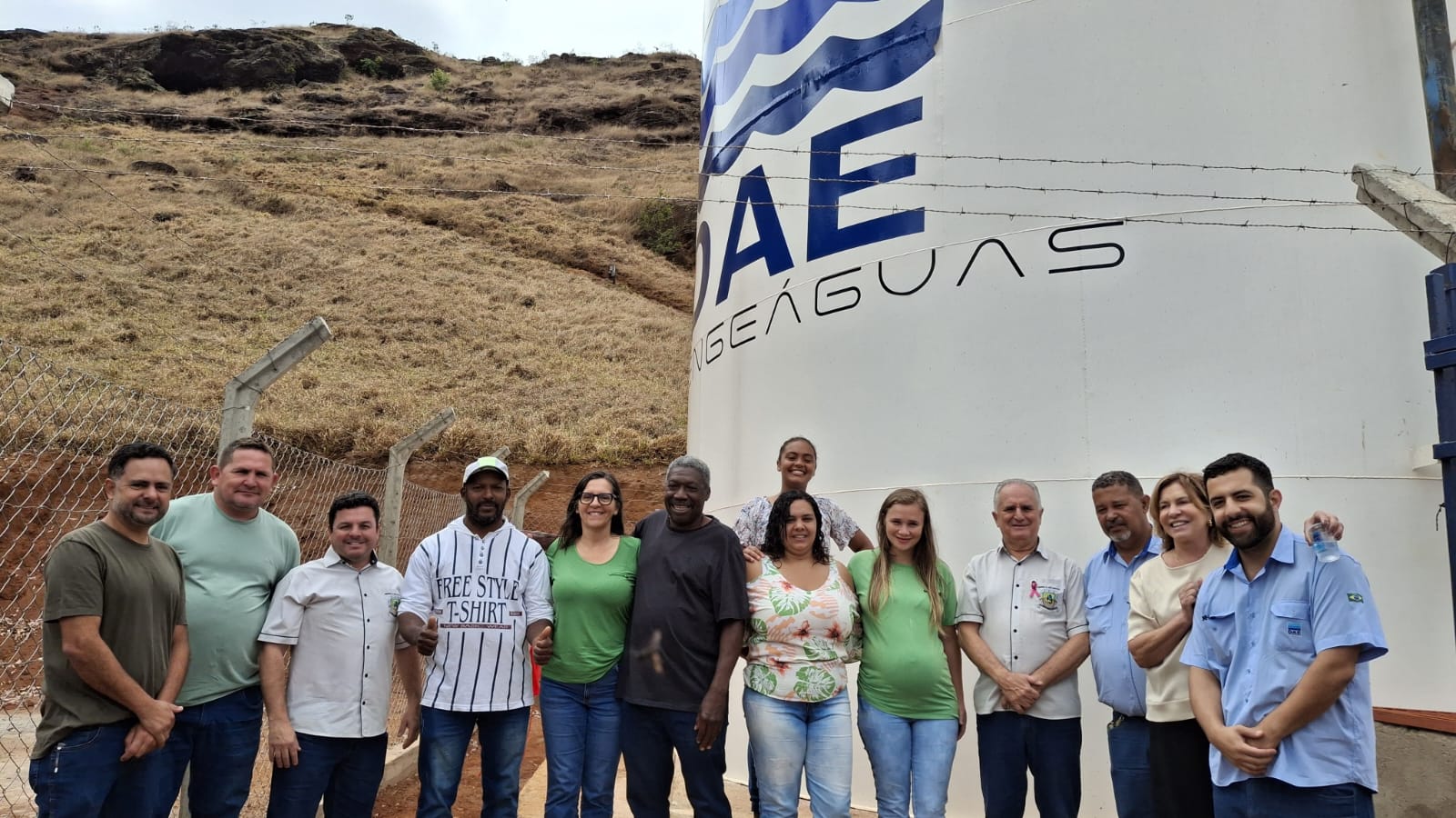 Prefeitura de João Monlevade entrega dois novos reservatórios de água.