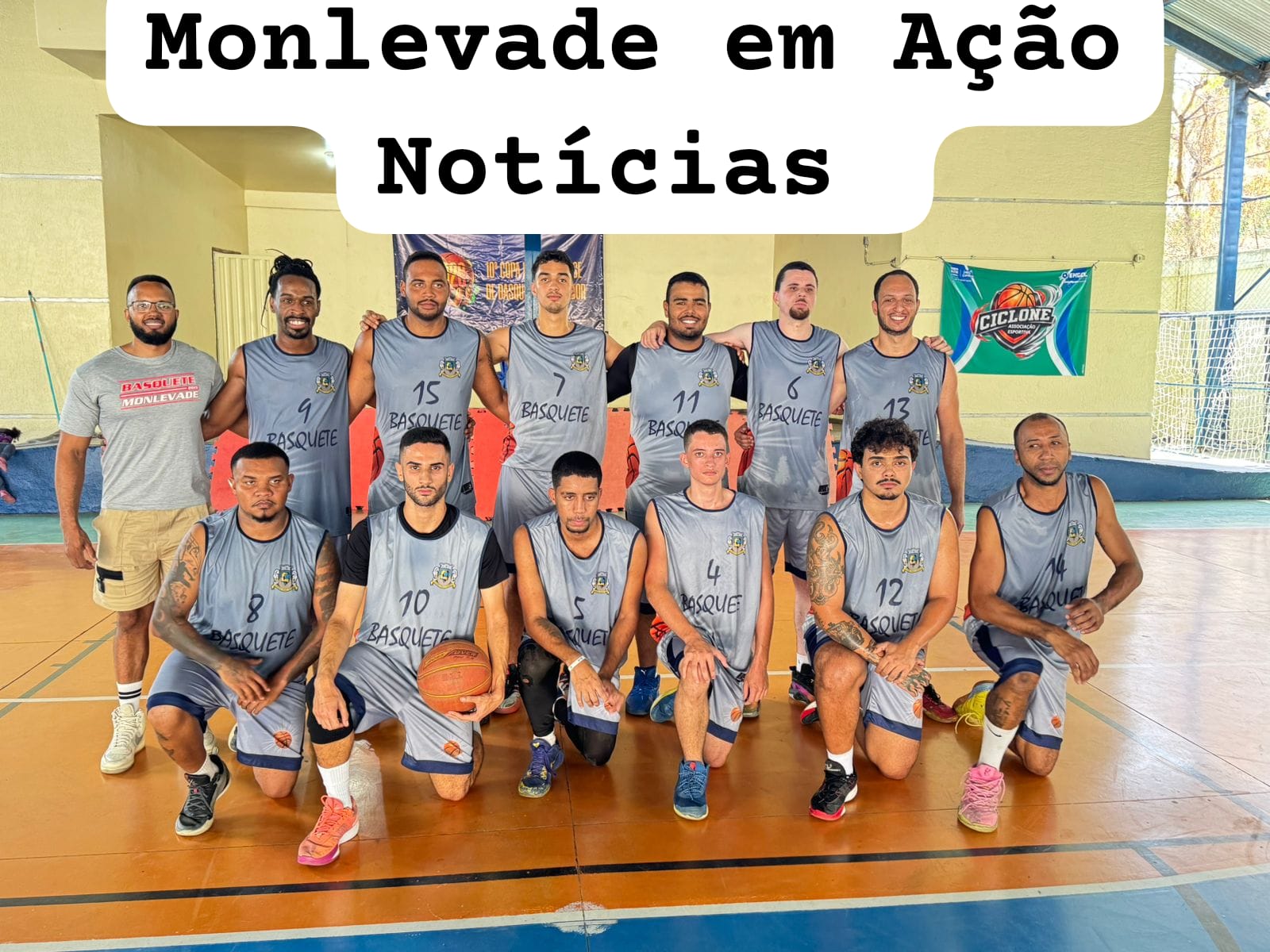 João Monlevade estreia com vitória na 10ª Copa Fabriciano de Basquete Amador 2026.