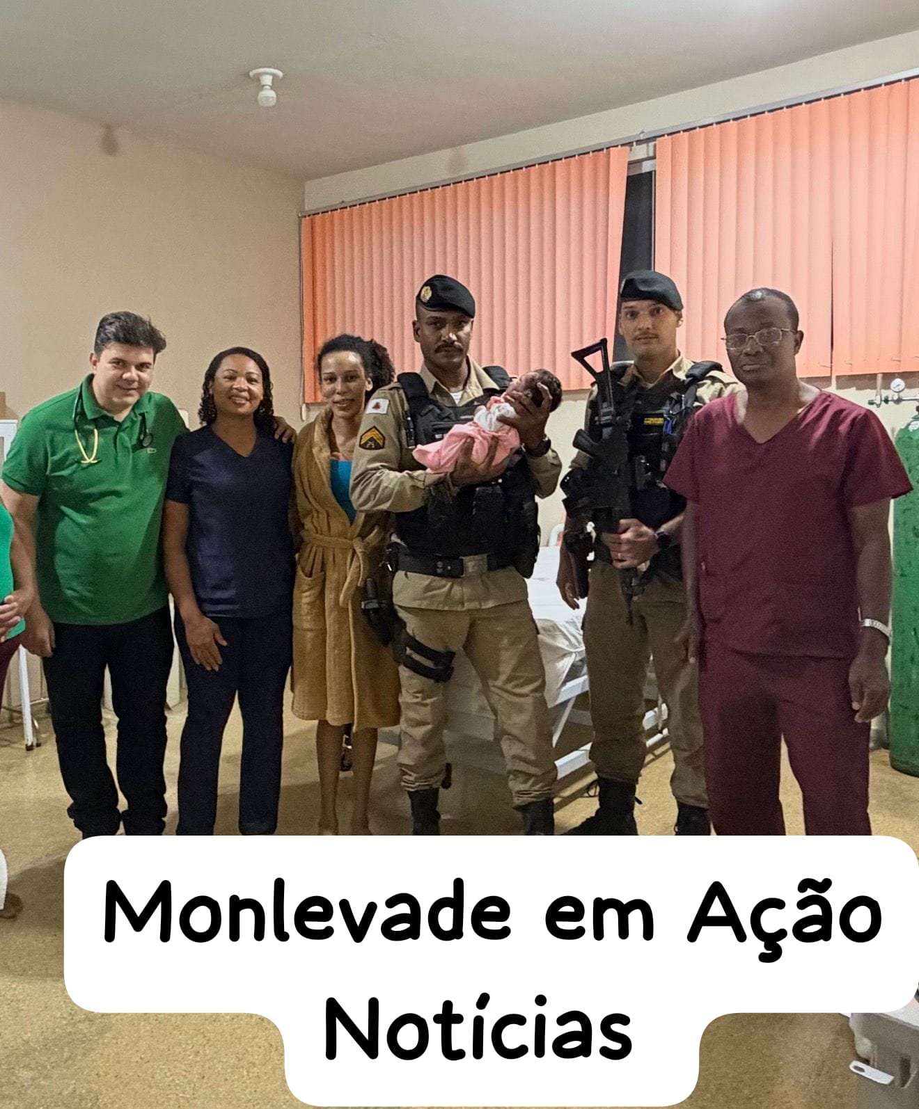 17ª Cia PM Ind – São José do Goiabal – Polícia Militar salva recém-nascida após engasgamento.