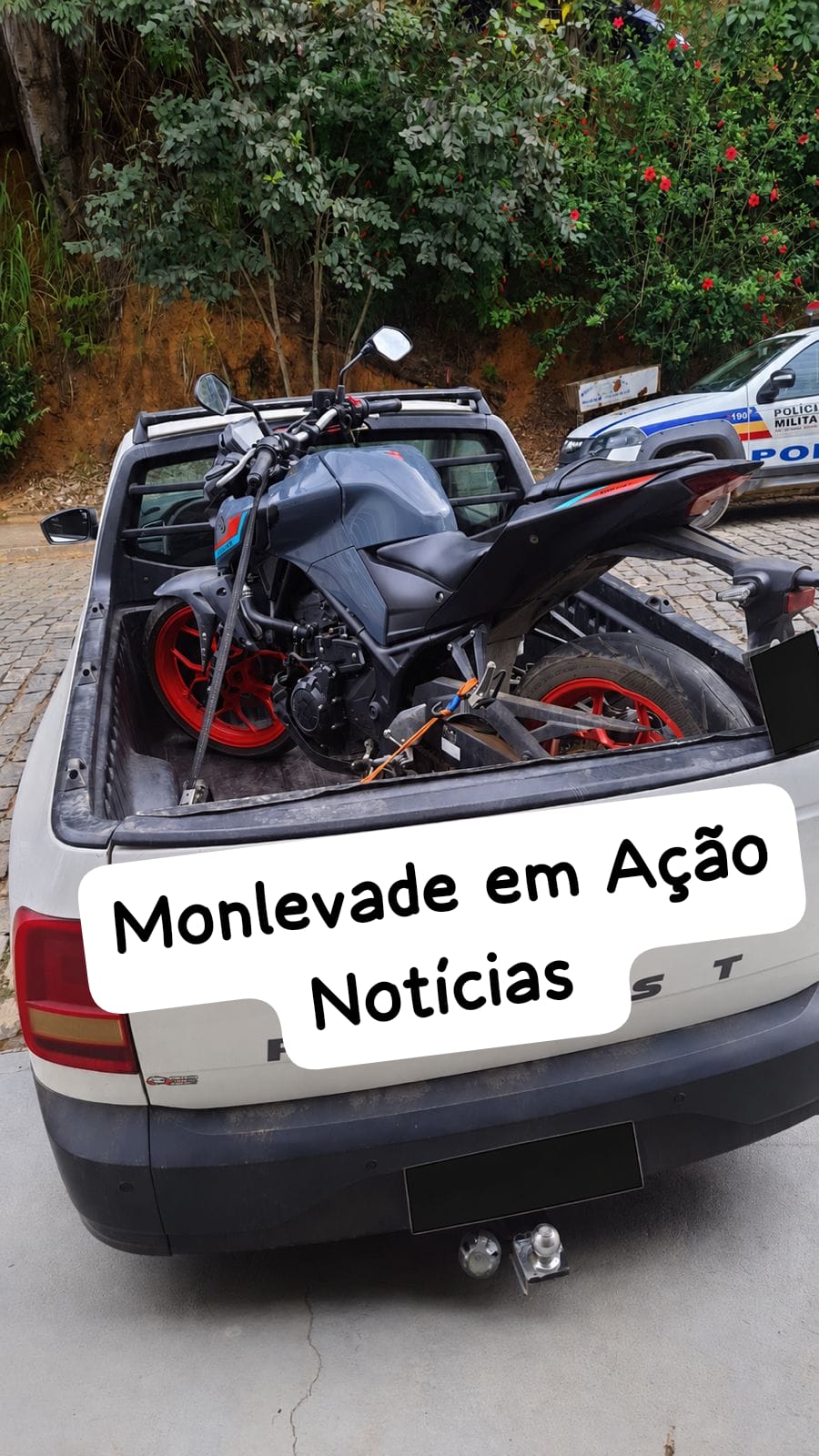 17ª Cia PM Ind – São Domingos do Prata – Polícia Militar realiza remoção de motocicleta irregular durante fiscalização de trânsitoData: 14/05/2026Hora: 12h00.