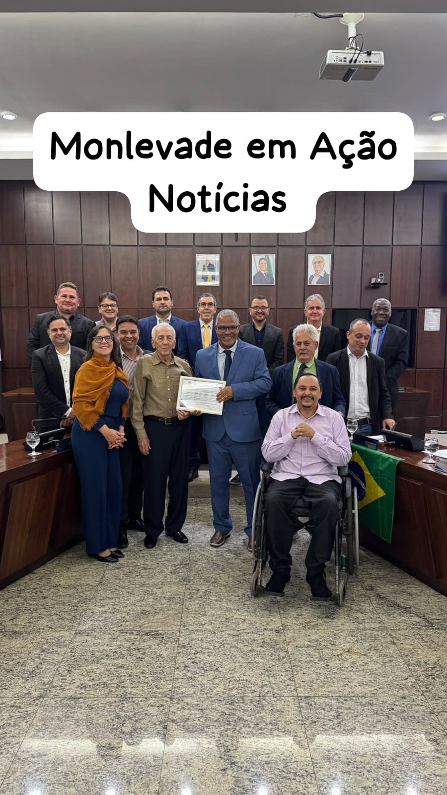 Relojoeiro e filantropo Antônio Sebastião Linhares recebe Moção de Aplausos.