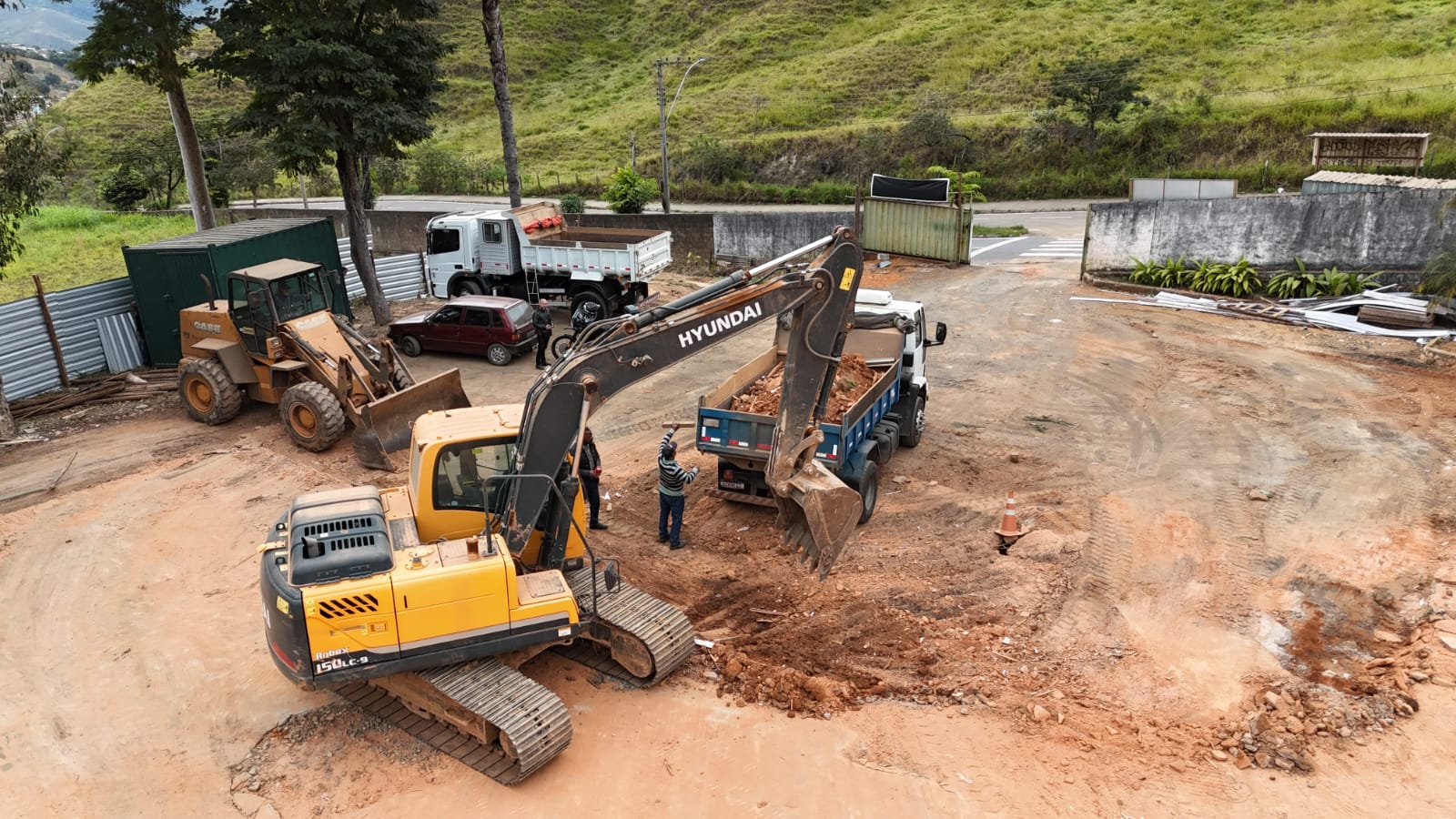 Prefeitura de João Monlevade prepara terreno para construção da nova UBS do Loanda.