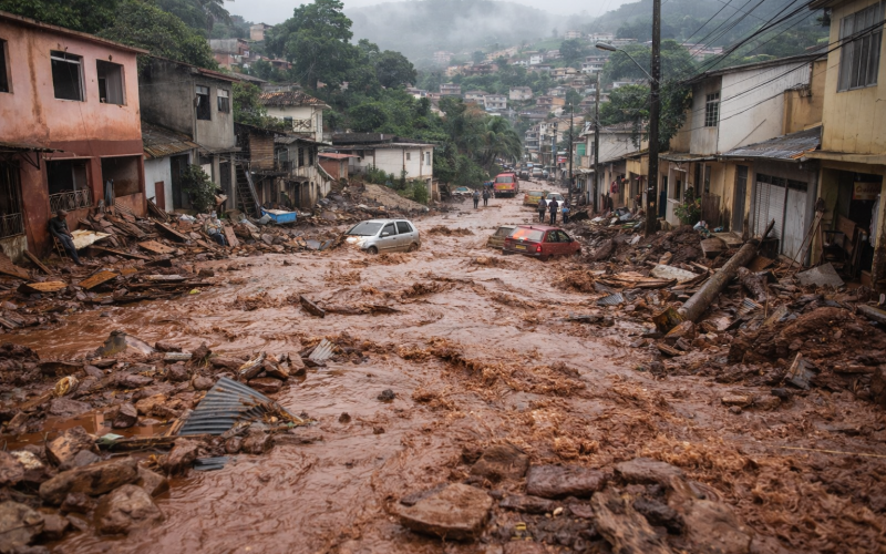 Chuvas voltam a causar destruição em Juiz de Fora; número de mortos chega a 43 e municípios seguem em alerta.