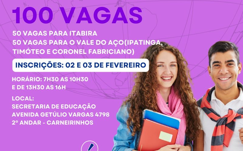 Vagas para o Transporte Universitário,