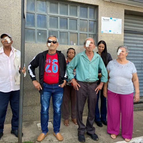 Prefeitura de João Monlevade continua com mutirões de cirurgias de catarata.