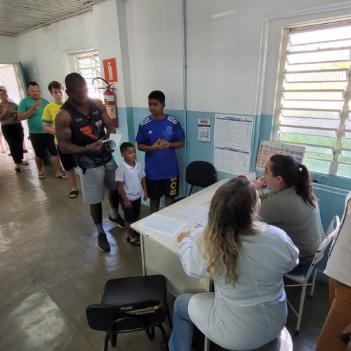 Mais de três mil vacinas aplicadas no Dia D contra a Gripe Influenza.