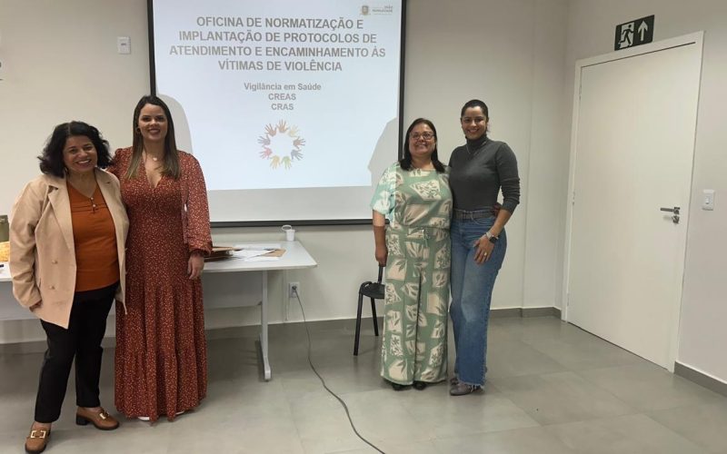 Secretaria de Saúde capacita servidores para atendimento à vítimas de violência.