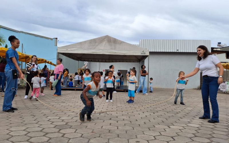 Prefeitura de João Monlevade participa da Semana Mundial do Brincar com ações nas escolas da rede municipal.