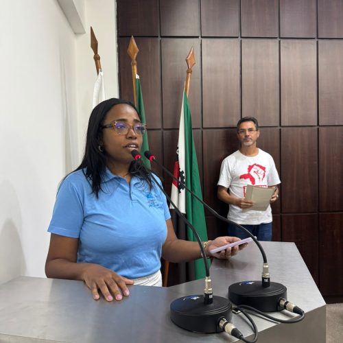 Em defesa da UEMG, diretora e professor fazem apelo na Câmara de João Monlevade.