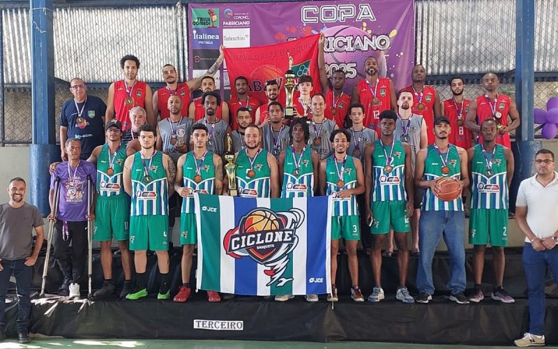 João Monlevade conquista vice-campeonato na Copa Coronel Fabriciano de Basquete Amador.