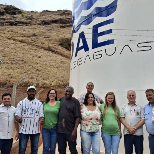 Prefeitura de João Monlevade entrega dois novos reservatórios de água.