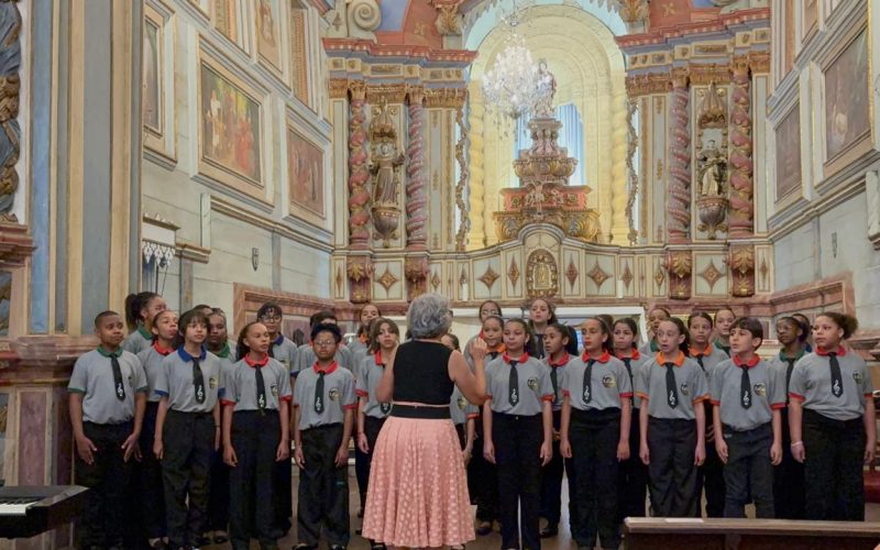 Coral de estudantes da rede municipal de João Monlevade apresenta concerto inaugural no próximo dia 5.