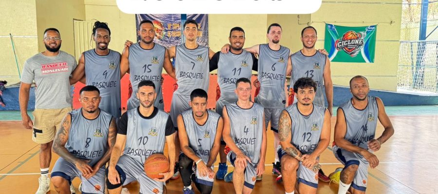 João Monlevade estreia com vitória na 10ª Copa Fabriciano de Basquete Amador 2026.