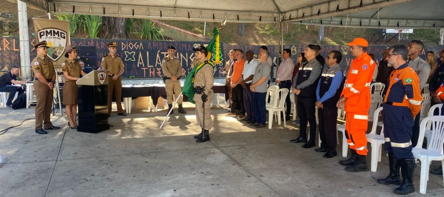 Polícia Militar de Minas Gerais celebra 251 anos de história com solenidade de homenagem na Praça do Povo.