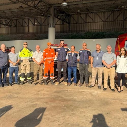 Dr. Laércio visita novas instalações que passam a abrigar Corpo de Bombeiros e Defesa Civil.