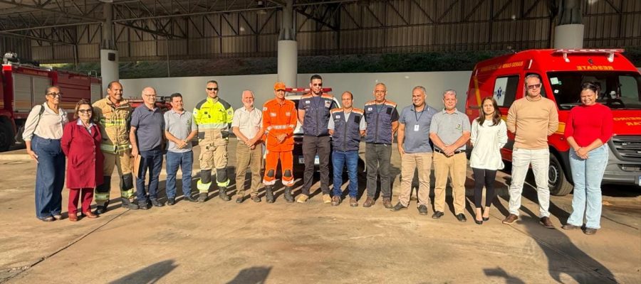 Dr. Laércio visita novas instalações que passam a abrigar Corpo de Bombeiros e Defesa Civil.