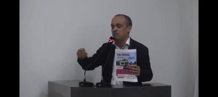 Bruno Cabeção questiona uso do Vacimóvel em unidades que já possuem salas de vacinação