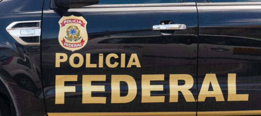Salvador, Bahia, Brazil - January 26, 2025: A federal police car is seen parked at the port in the city of Salvador, Brazil.